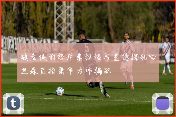 键盘侠们怒斥弗拉格与基德捣乱哈里森直指萧华为诈骗犯